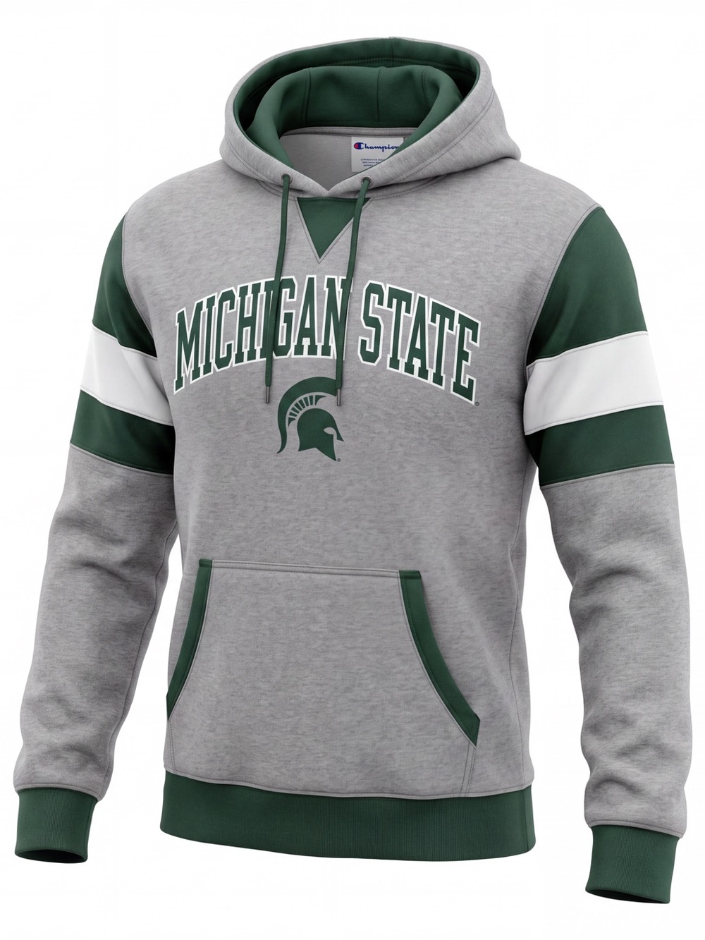 Champion Green Gray Michigan State Hoodie 
college sweatshirt athleisure